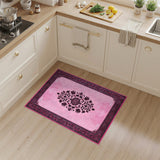 Traditional Persian Pink Persian Floral Medallion Rug