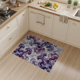 Abstract Area Ethereal Purple Swirl Abstract Area Rug