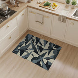 Geometric Cloudscape Abstract Area Rug