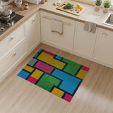 Geometric Modern Multi-color and Patterns Vibrant Geometric Multi-Color Area Rug
