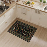 Vibrant Insect Floral Multi-Color Persian Rug