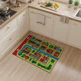 Vibrant Cityscape Play Rug
