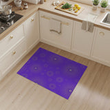 Purple Mandala Sunburst Area Rug