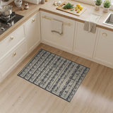 Abstract Area Vintage Sheet Music Area Rug