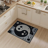 Smiley Cosmic Yin-Yang Area Rug