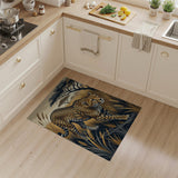 Prowling Leopard Savanna Area Rug