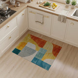 Geometric Modern Vibrant Multi-Color Geometric Area Rug