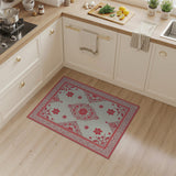 Traditional Persian Red Ornate Red Floral Persian Area Rug