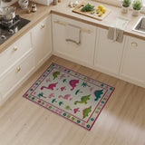 Whimsical Dinosaur Kids Area Rug