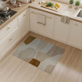 Abstract Area Organic Abstract Beige Neutral Area Rug