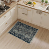 Grey Heritage Tribal Diamond Area Rug
