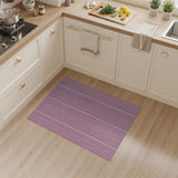 Blush Pink Zigzag Tribal Area Rug