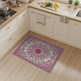 Traditional Persian Pink Ornate Pink Persian Medallion Area Rug
