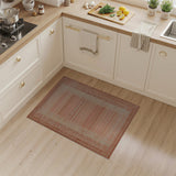 Orange Southwestern Terracotta Southwestern Geometric Area Rug