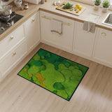 Lush Green Moss Shag Area Rug