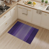 Purple Ombre Gradient Stripe Area Rug