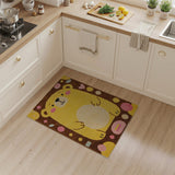 Adorable Yellow Bear Kids Area Rug