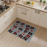 Valentine's Be Mine True Love Bunting Area Rug