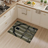 Weathered Green Barn Area Rug