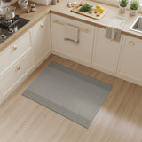 Beige Taupe Striped Woven Area Rug