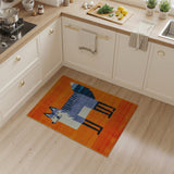 Playful Cartoon Fox Area Rug