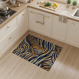 Tiger Wave Abstract Area Rug
