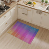 Vibrant Multi-Color Geometric Plaid Area Rug
