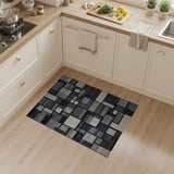 Geometric Modern Black and White Modern Geometric Black White Area Rug