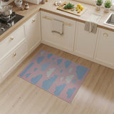 Playful Pink Clouds Area Rug