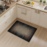 Modern Halftone Geometric Area Rug in Black Beige