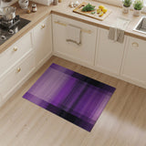 Purple Ombre Vertical Stripe Area Rug