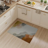 Abstract Fluid Wave Multi-Color Area Rug