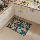 Teal Persian Medallion No. 3 Area Rug