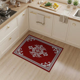 Crimson Medallion Persian Area Rug