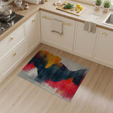 Geometric Abstract Woman Silhouette Rug