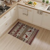 Red Deer Southwestern Area Rug