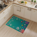 Vibrant Underwater Cartoon Kids Area Rug