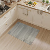 Grey Modern Grey Grid Stripe Area Rug