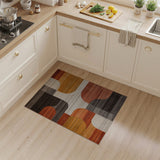 Bold Curved Geometric Area Rug