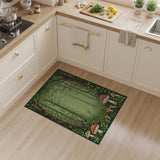 Enchanted Forest Mushroom Area Rug