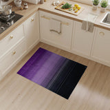 Purple Ombre Gradient Striped Area Rug