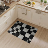 3D Black White Cube Illusion Area Rug
