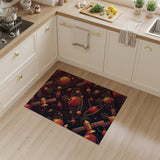 Cosmic Cherry Planets Area Rug