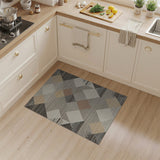 Tribal Diamond Geometric Neutral Area Rug