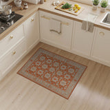 Terracotta Persian Medallion Area Rug