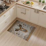 Geometric Antelope Head Southwestern Rug