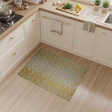Gold Cheetah Spot Area Rug