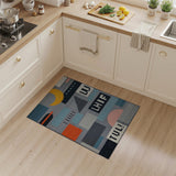 Bold Multi-Color Geometric Modern Area Rug