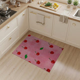 Cherry Bliss Pink Shag Area Rug