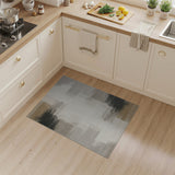 Abstract Brushstroke Beige Neutral Area Rug